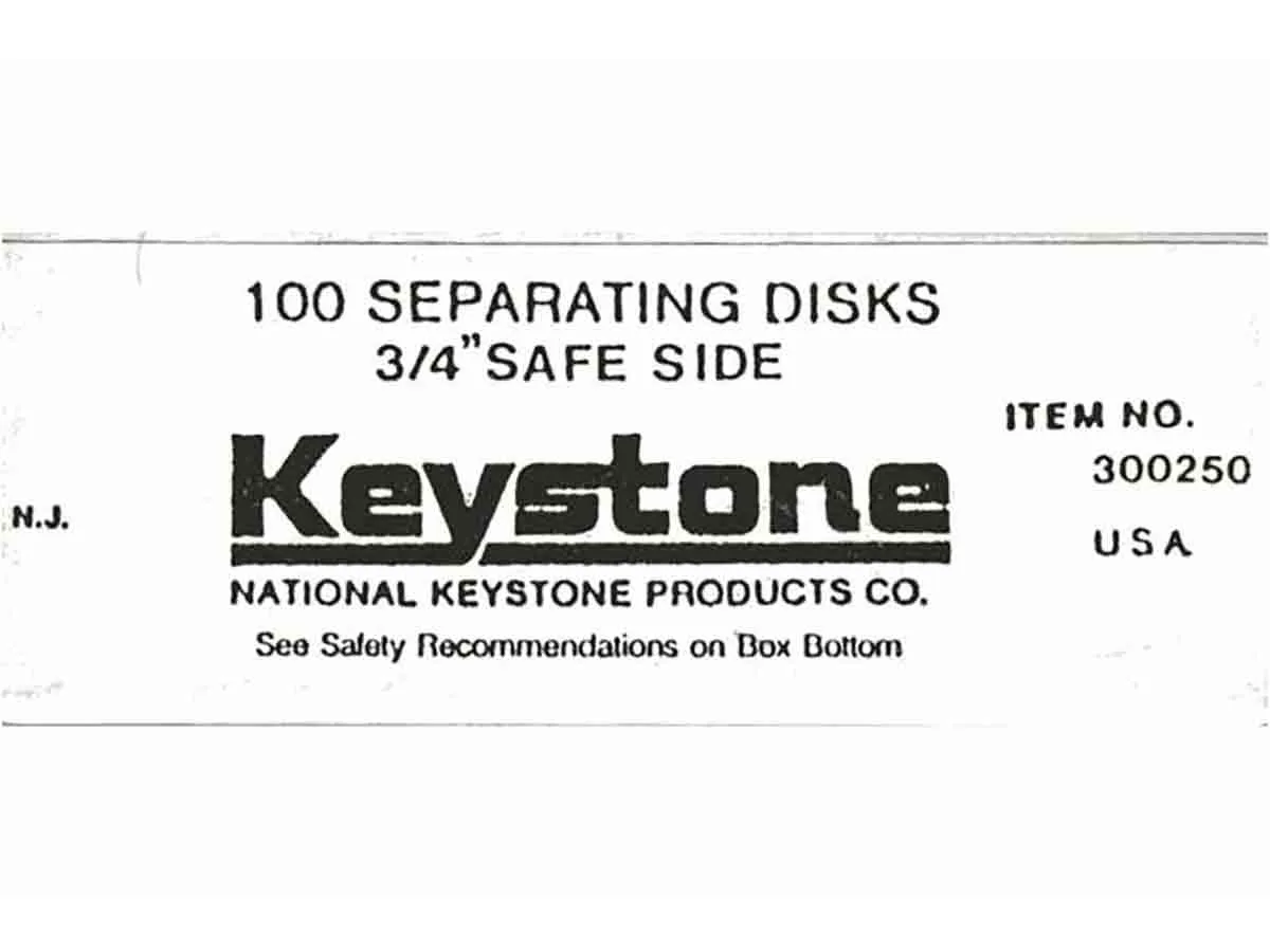19mm - 3/4 inch Safe Side Separating Discs - USA - 100pc