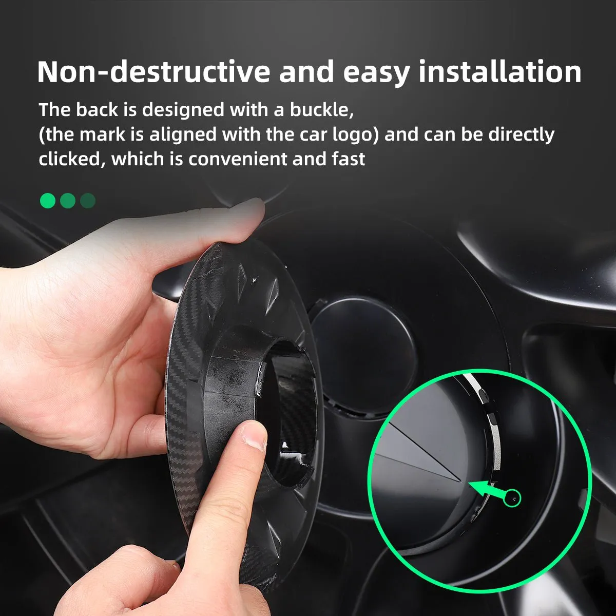 20-Inch Wheel Hub Cover for Tesla Model Y 2020-2024