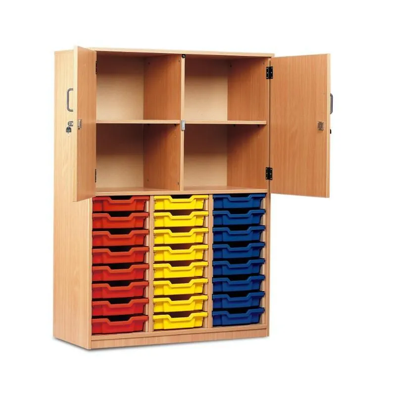24 Tray Storage Cupboard