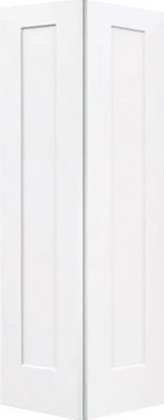 36"x 80" 2 Panel Bifold Hollow Core Door in White
