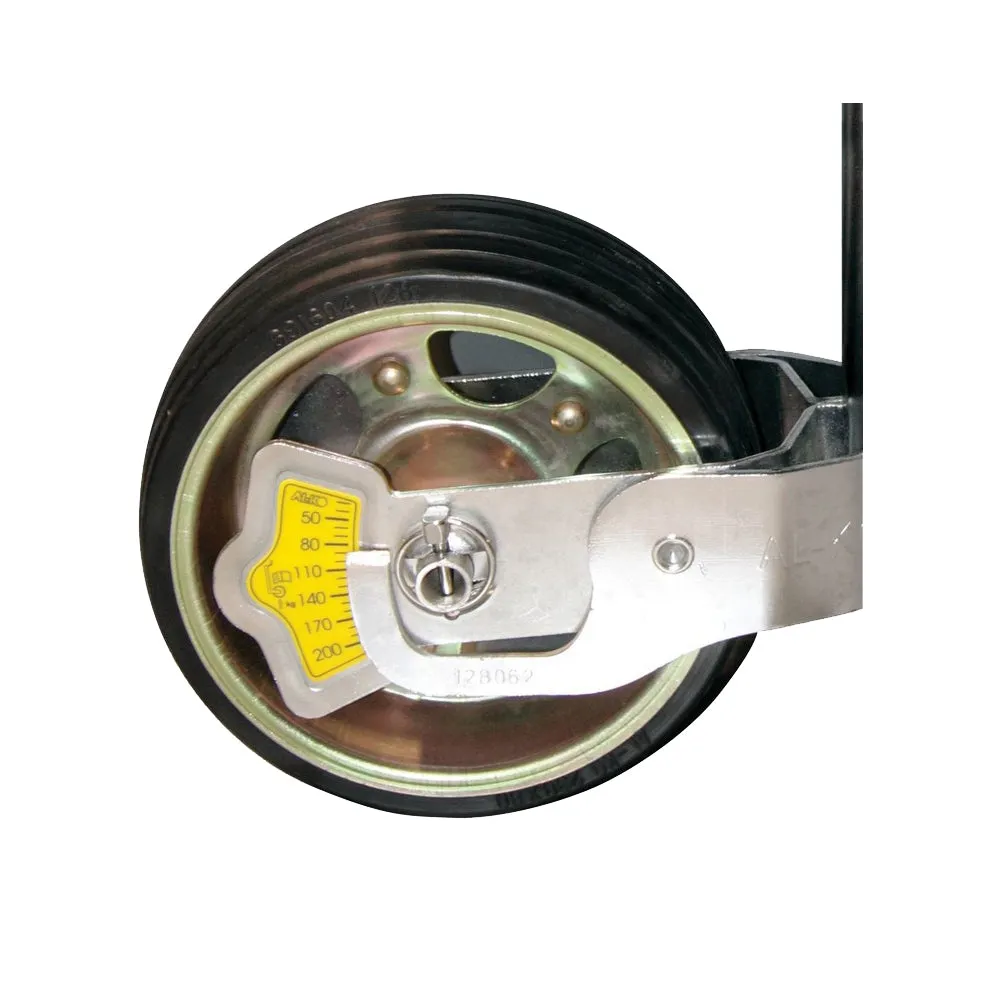 48mm Heavy Duty Trailer Jockey Wheel 300kg Nose Load Gauge AL KO
