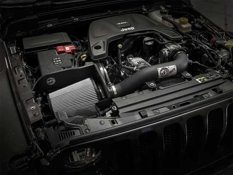 AFE Magnum FORCE Cold Air Intake System (w/Pro DRY S Filter): Jeep Gladiator (2020-2024) / Wrangler (2018-2024) 3.6L V6