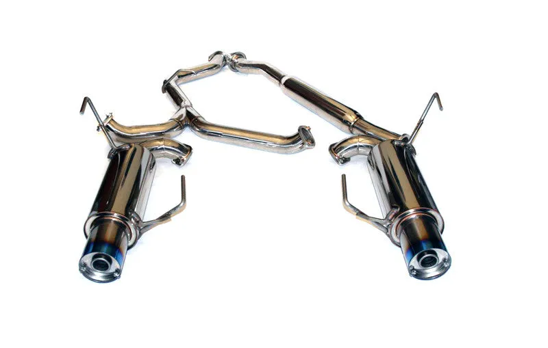 Agency Power Ti Tip Catback Dual Exhaust System - 2008-12 Subaru WRX Sedan