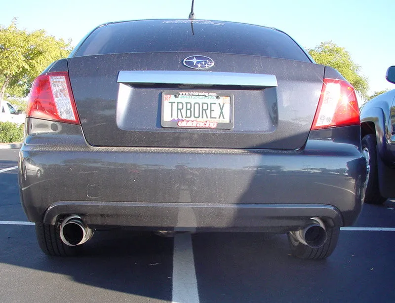 Agency Power Ti Tip Catback Dual Exhaust System - 2008-12 Subaru WRX Sedan