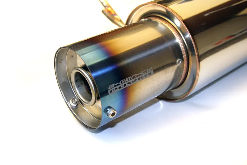 Agency Power Ti Tip Catback Dual Exhaust System - 2008-12 Subaru WRX Sedan