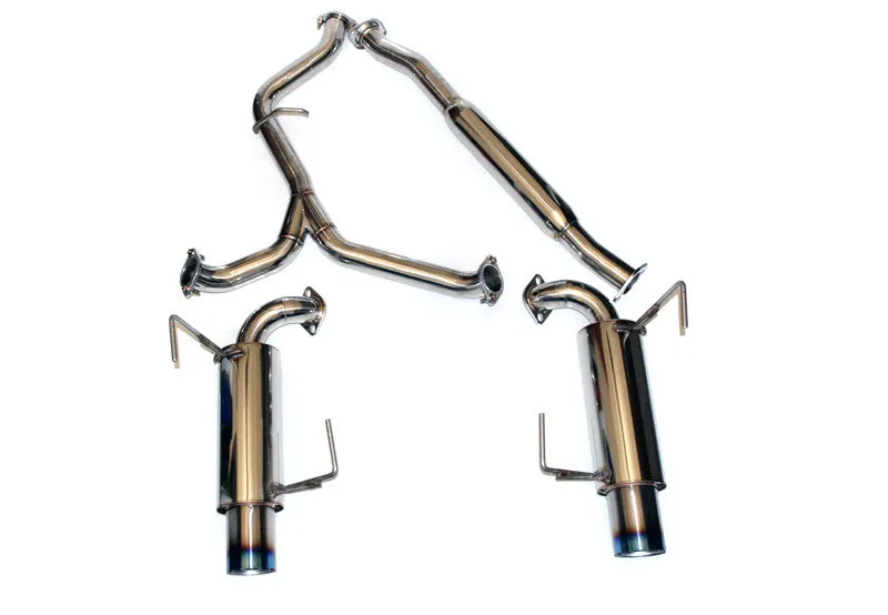 Agency Power Ti Tip Catback Dual Exhaust System - 2008-12 Subaru WRX Sedan