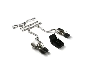 ARMYTRIX Stainless Steel Valvetronic Exhaust System Quad Carbon Tips Lexus IS200T | IS300 2.0T I4 2015 