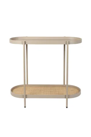 Beige Wooden Console Table | DF Amaya