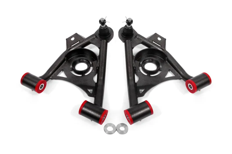 BMR Suspension Lower Control Arm - Ball Joint - Non-Adjustable - Black - Ford Mustang 1979-1993 (Pair)
