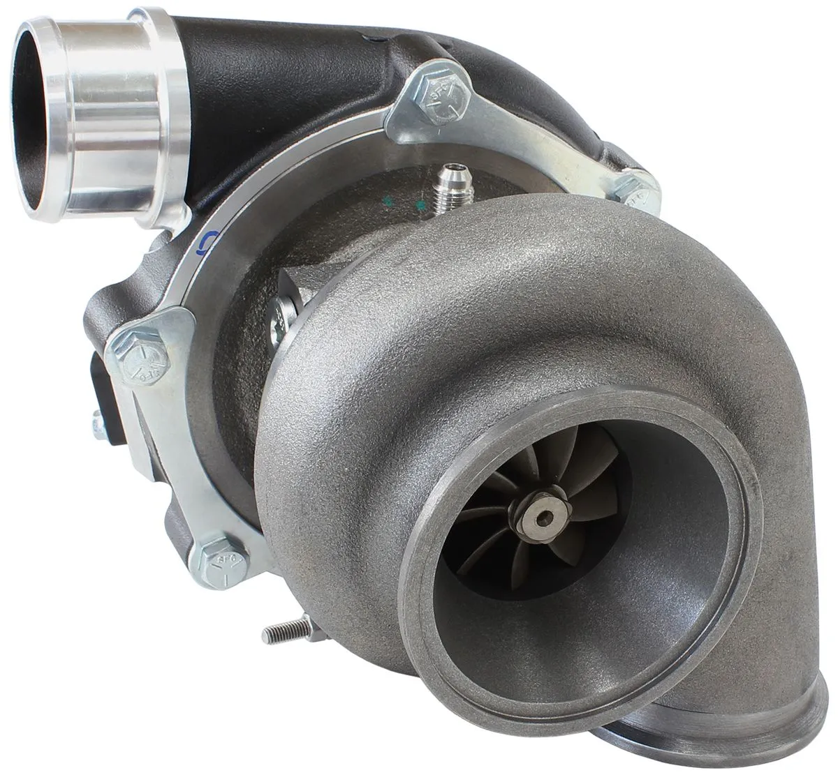BOOSTED 4849 .72 Turbocharger 550HP, Hi Temp Black Finish AF8005-2010BLK