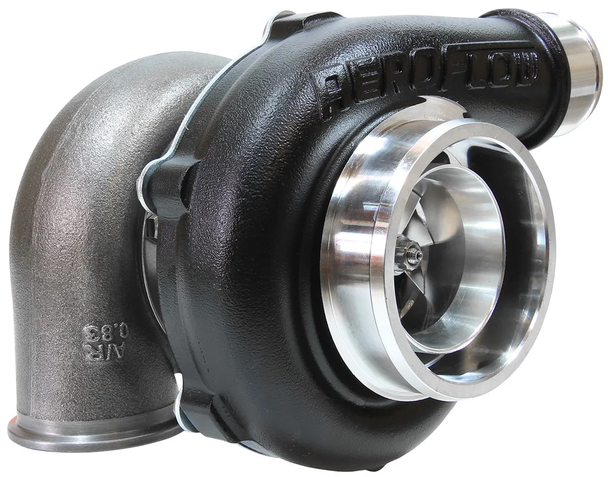 BOOSTED 5855 V-Band .83 Turbocharger 750HP, Hi Temp Black Finish AF8005-3033BLK