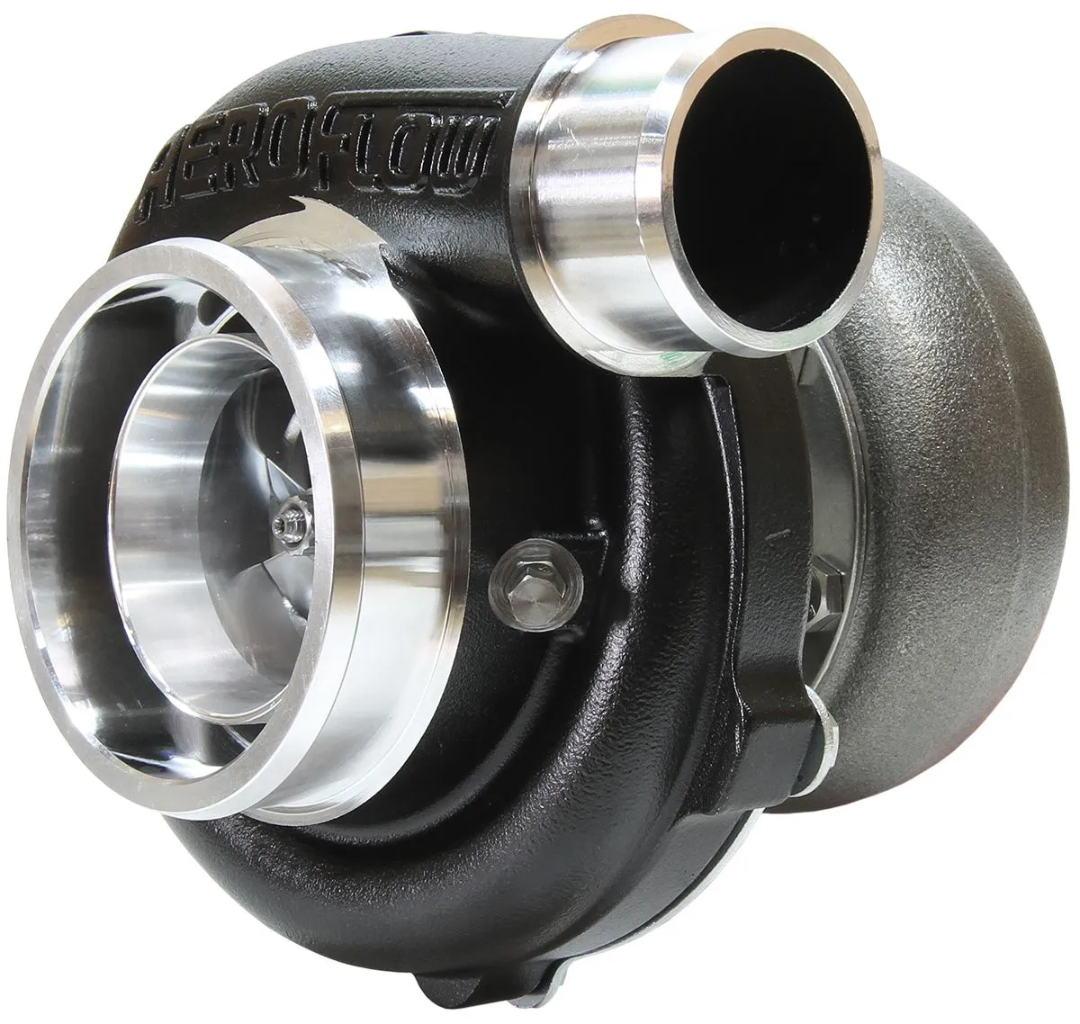 BOOSTED 5855 V-Band .83 Turbocharger 750HP, Hi Temp Black Finish AF8005-3033BLK