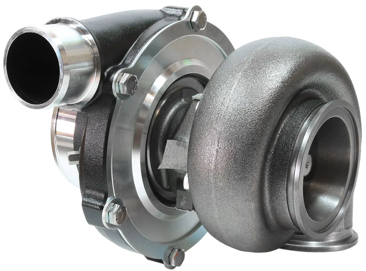 BOOSTED 5855 V-Band .83 Turbocharger 750HP, Hi Temp Black Finish AF8005-3033BLK