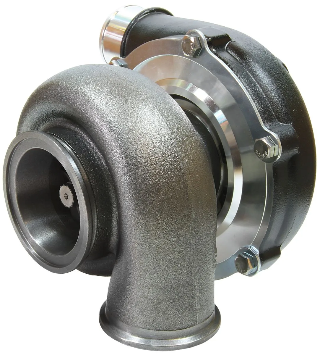 BOOSTED 5855 V-Band .83 Turbocharger 750HP, Hi Temp Black Finish AF8005-3033BLK