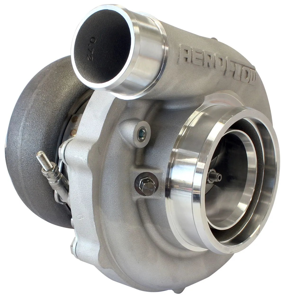 BOOSTED 6255 1.01 Reverse Rotation Turbocharger 900HP, Natural Cast Finish AF800