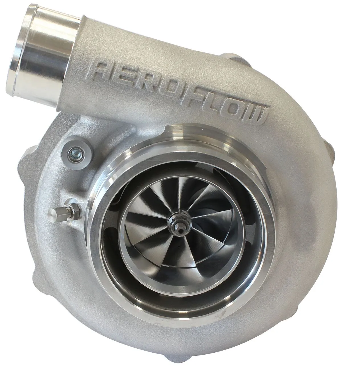 BOOSTED 6255 1.01 Reverse Rotation Turbocharger 900HP, Natural Cast Finish AF800