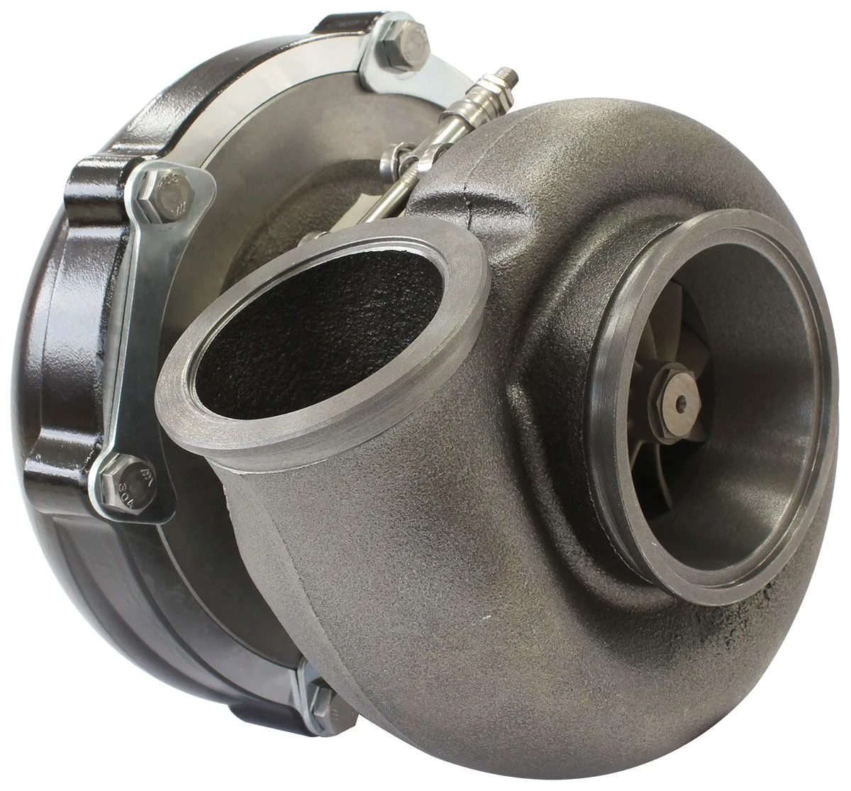 BOOSTED 6255 .83 Turbocharger 900HP, Hi Temp Black Finish AF8005-3056BLK