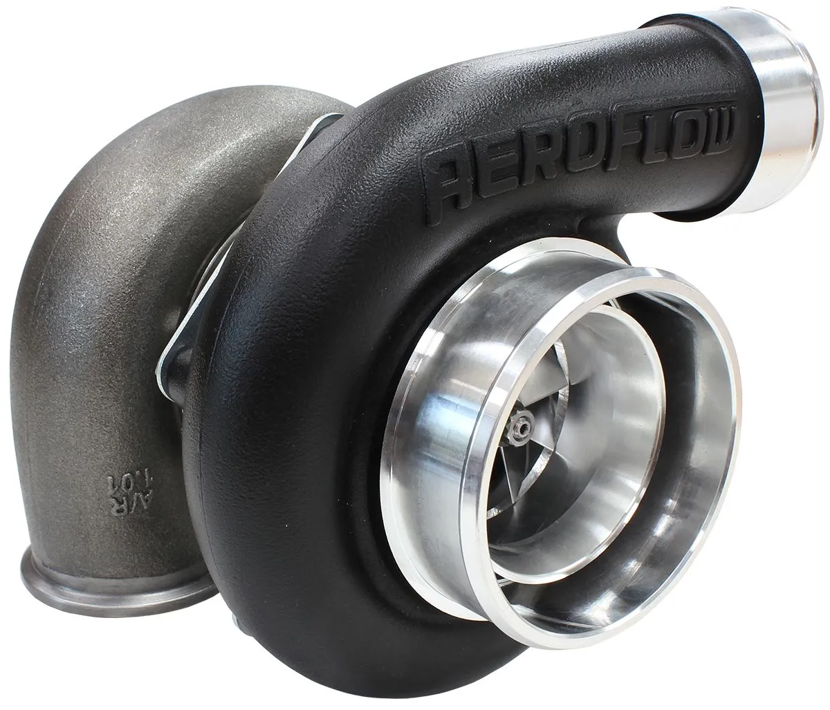 BOOSTED 6662 V-Band 1.01 Turbocharger 900HP, Hi Temp Black Finish AF8005-3023BLK