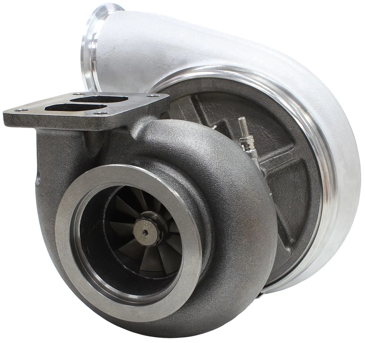 BOOSTED 7575 T4 1.10 Turbocharger 1050HP, Natural Cast Finish AF8006-4017