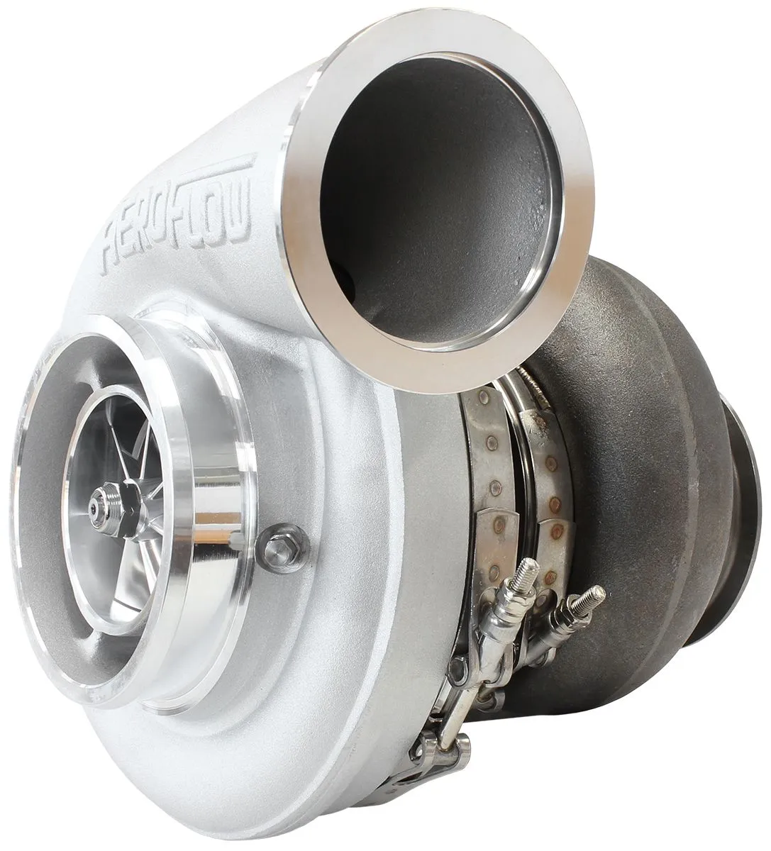 BOOSTED 7588 T4 1.25 Turbocharger 1500HP, Natural Cast Finish AF8006-4027