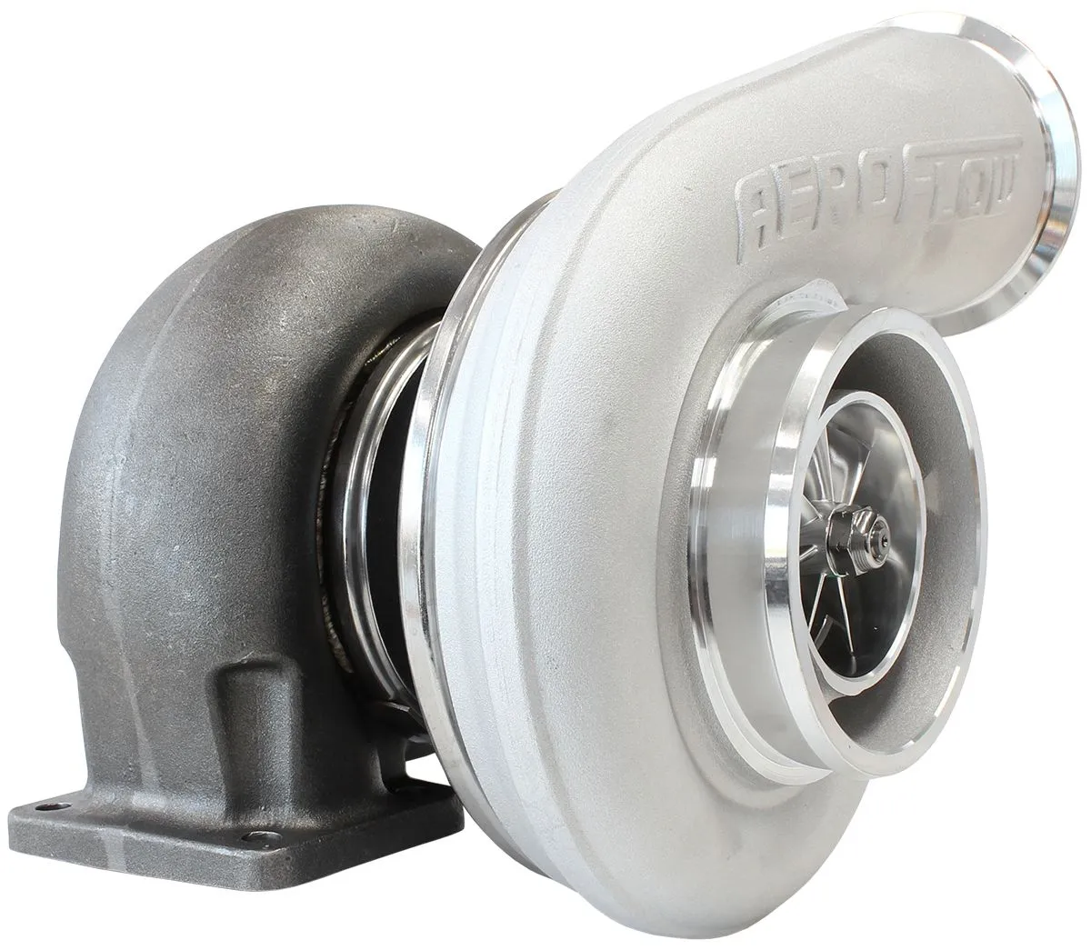 BOOSTED 7588 T4 1.25 Turbocharger 1500HP, Natural Cast Finish AF8006-4027