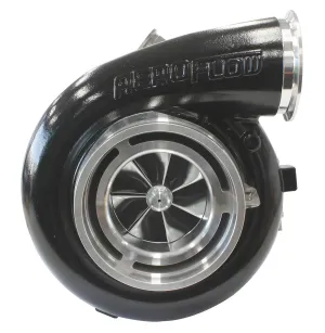 BOOSTED 94102 V-Band 1.22 Turbocharger 2500HP, Hi Temp Black Finish AF8006-6020B