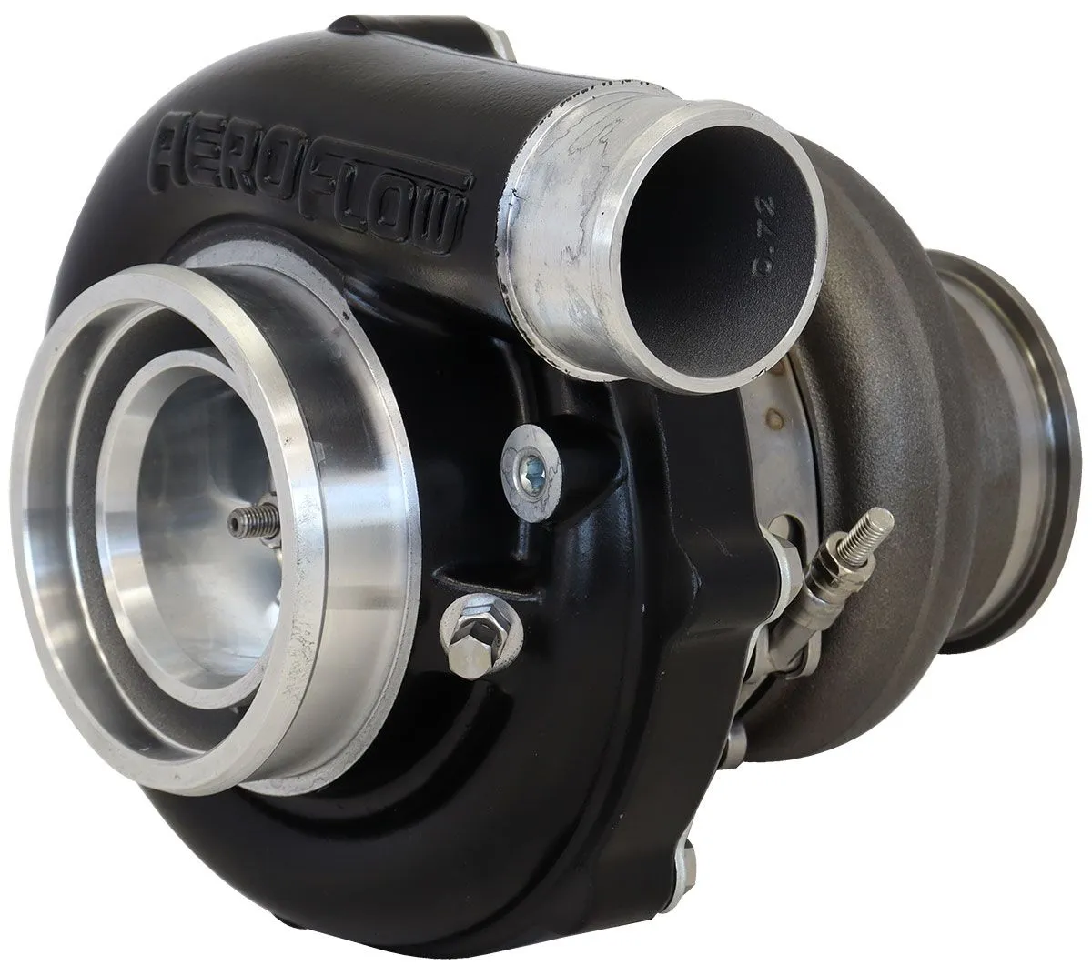 BOOSTED B5855 .61 Turbocharger 770HP, Hi Temp Black Finish AF8005-3043BLK