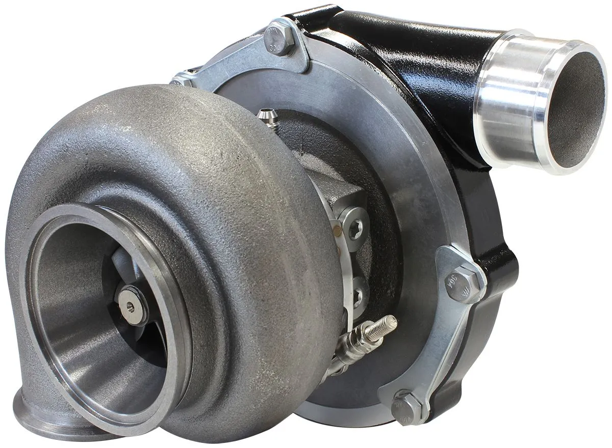 BOOSTED B5855 .83 Reverse Rotation Turbocharger 770HP, Hi Temp Black Finish AF80