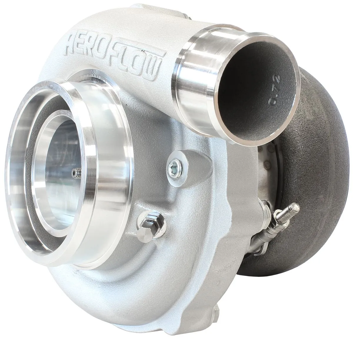 BOOSTED B5855 .83 Turbocharger 770HP, Natural Cast Finish AF8005-3048