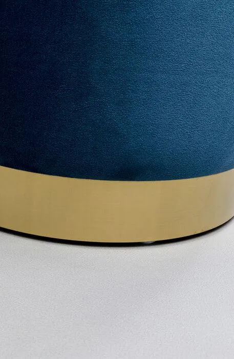 Cherry Velvet Storage Stool (2/Set)