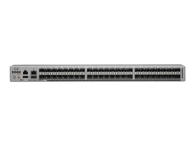Cisco Nexus 3548 - Switch - L3 - Managed - 48 X 1 Gigabit / 10 Gigabit Sfp  - Back To Front Airflow - Rack-Mountable