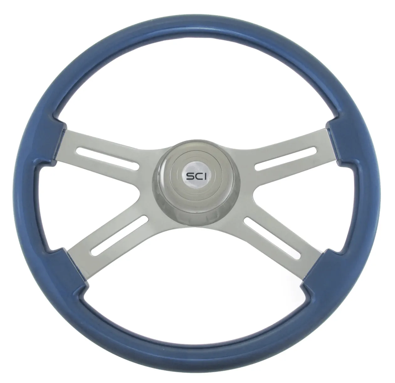 Classic Blue 18" Painted Wood