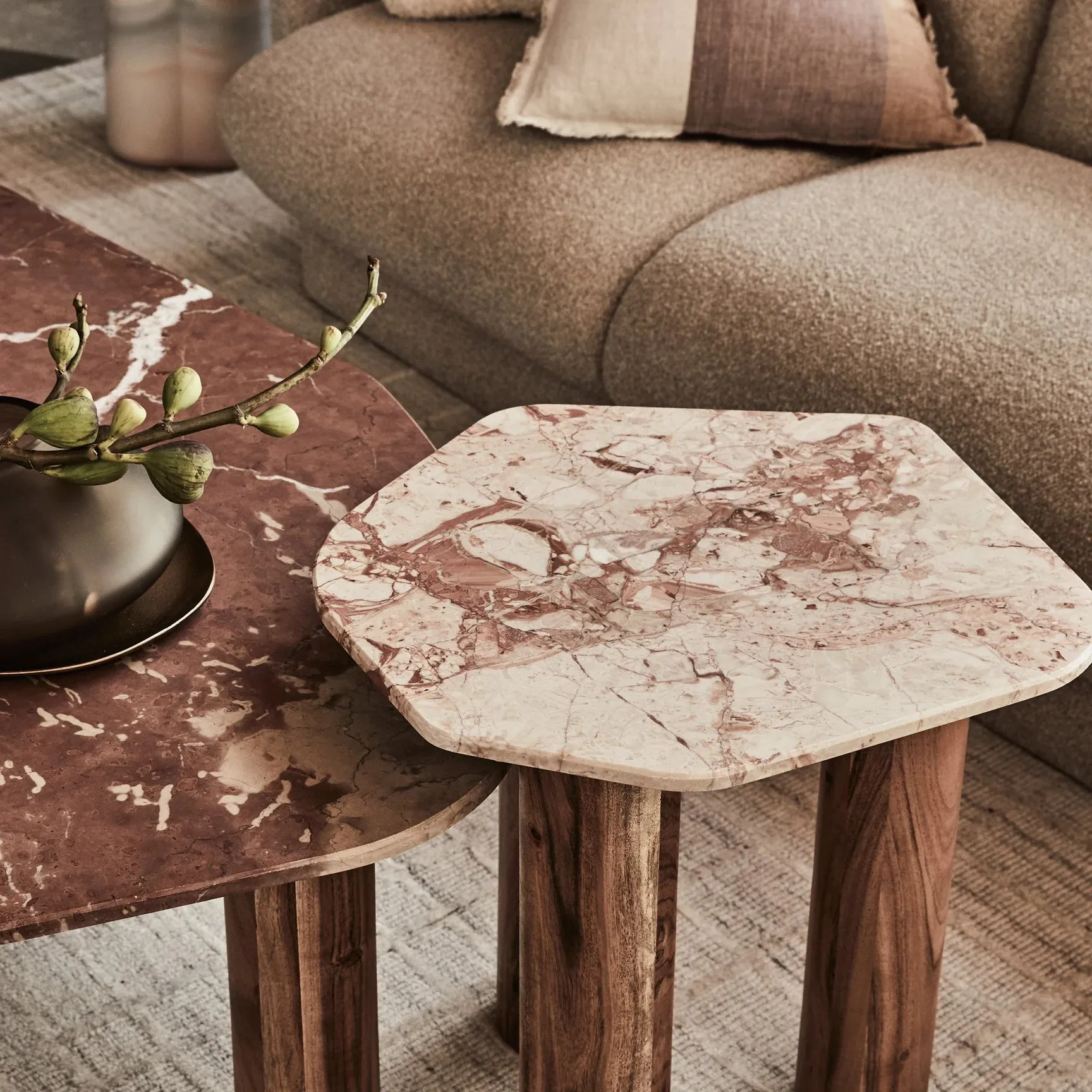 Clifton Table - Red Alicante