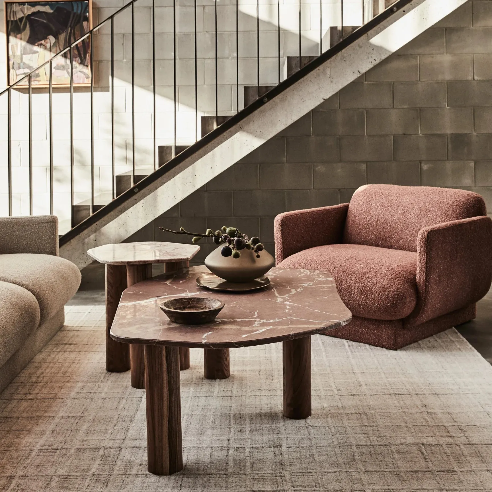 Clifton Table - Red Alicante