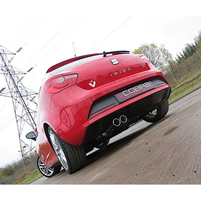 Cobra Exhausts - Seat Ibiza FR 1.4 TSI (10-14) Cat Back Performance Exhaust