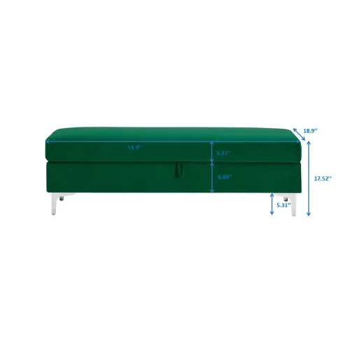 Dark green Leisure stool
