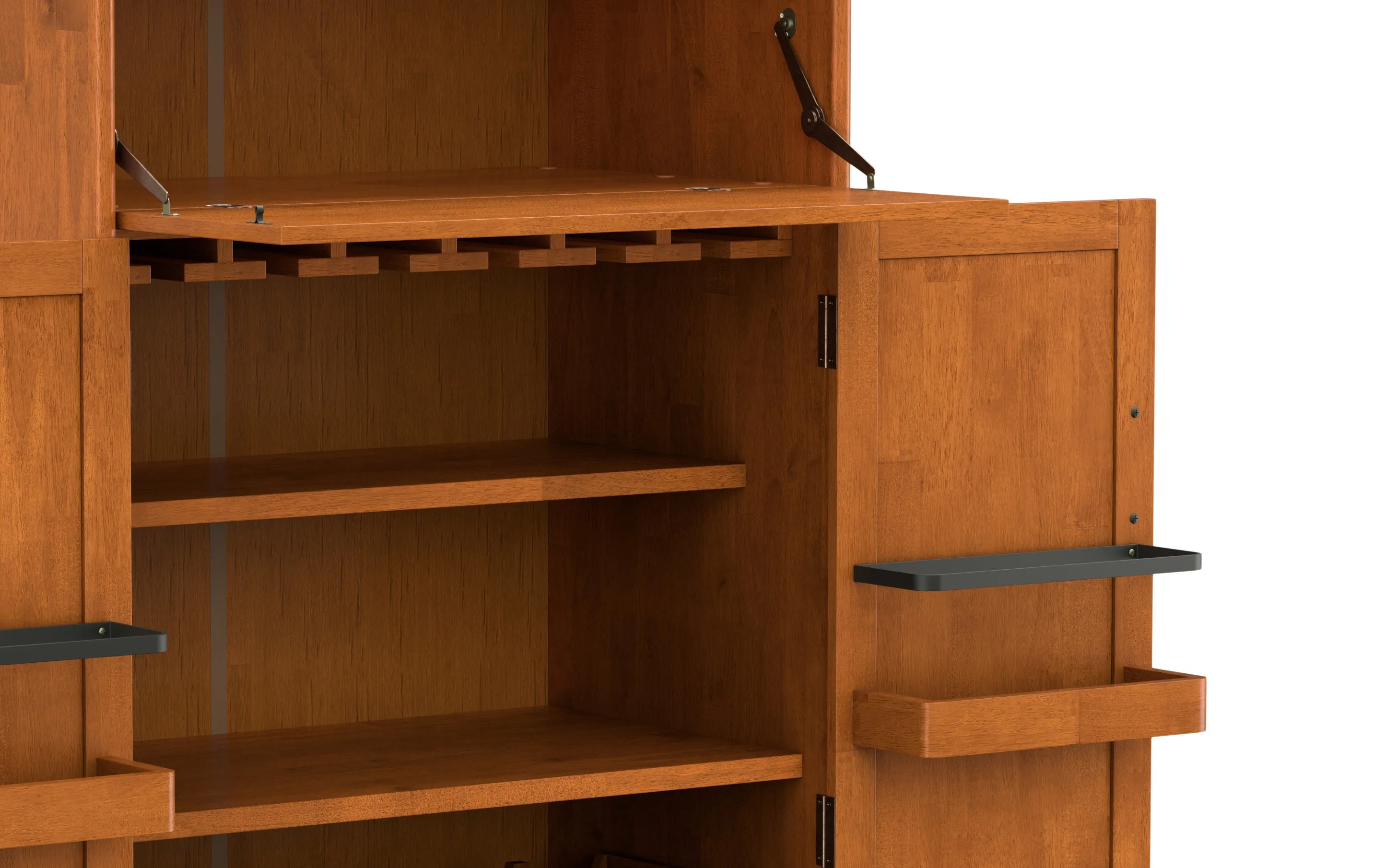 Draper Mid Century Bar Cabinet