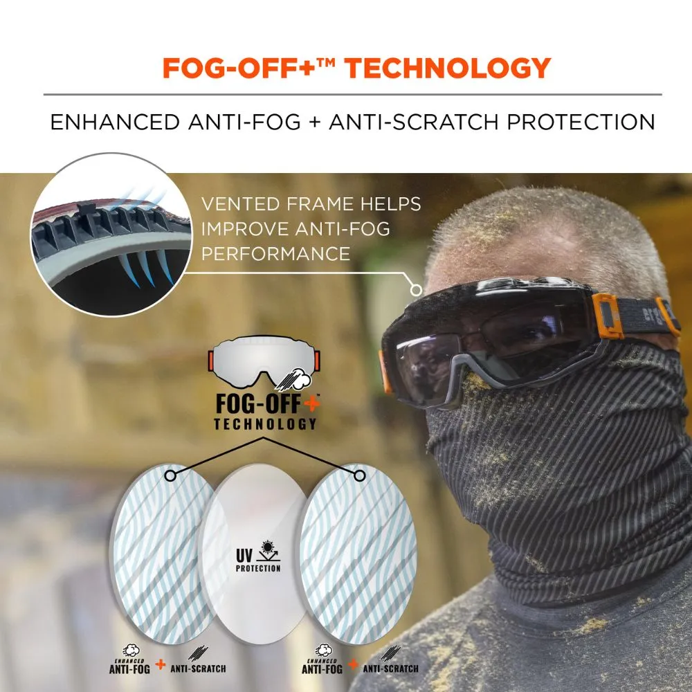 Ergodyne 60303 MODI-NEO Smoke Lens Gray OTG Safety Goggles Neoprene Strap