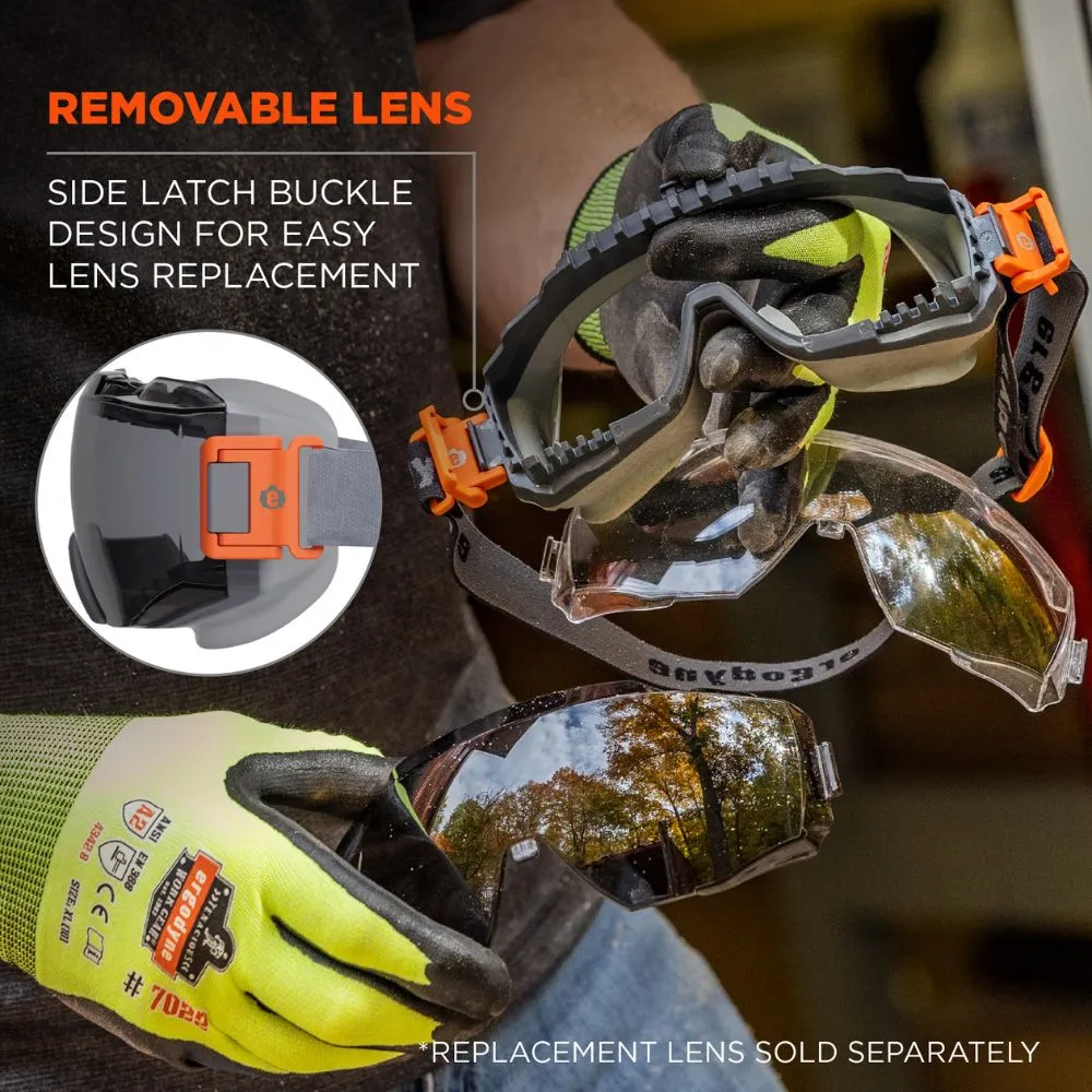 Ergodyne 60303 MODI-NEO Smoke Lens Gray OTG Safety Goggles Neoprene Strap
