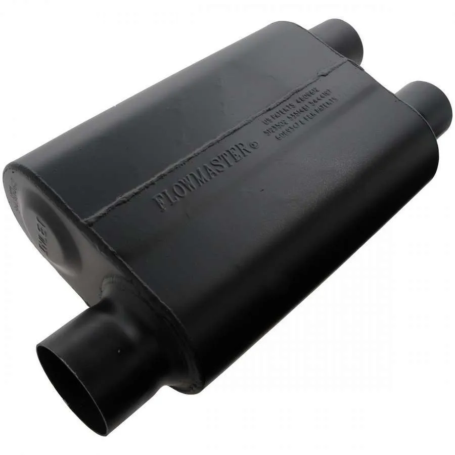 Flowmaster Super 44 Delta Flow Muffler - 3" Offset - Inlet / 2.5" Dual Outlet