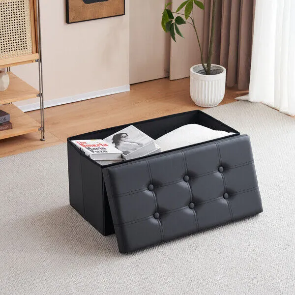 Foldable Ottoman Storage Box