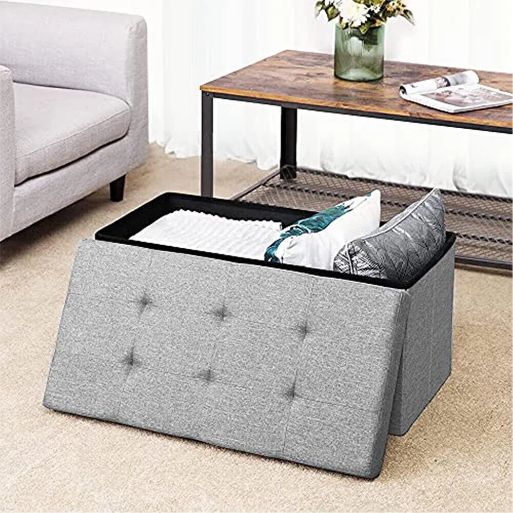 Foldable Ottoman Storage Box