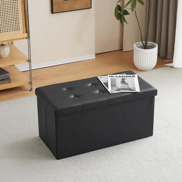 Foldable Ottoman Storage Box