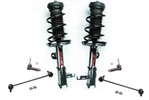 For 2011 Chevrolet Cruze LT LTZ Front Coil Spring Struts Tie Rods Sway Bar 6pc