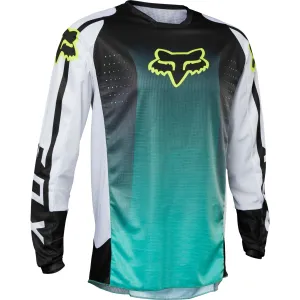 Fox Racing  Mens 180 Leed Jersey Lightweight Fit Sleeve Cuffs Soft Comfort Teal