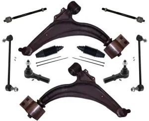 Front Lower Control Arms Ball Joints Tie Rods Sway Bar for Chevrolet Cruze 10-15