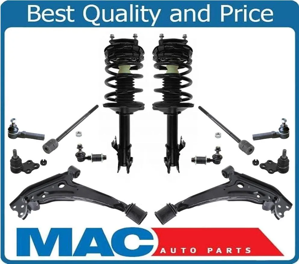 Front Supension and Chassis 12pc Kit for Nissan Quest & Mercury Villager 93-98