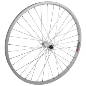 Ft Whl,24X1.75,Sil,Aly,36H Qr,Sw,Sil,100Mm 24'' Kids Mtb Wheels  Wheels  24''