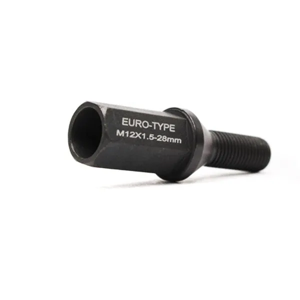 Godspeed Euro Lug Bolts (28mm Thread - 40mm Long - 10 Piece - Taper Cone) M14x1.25 / M14x1.5