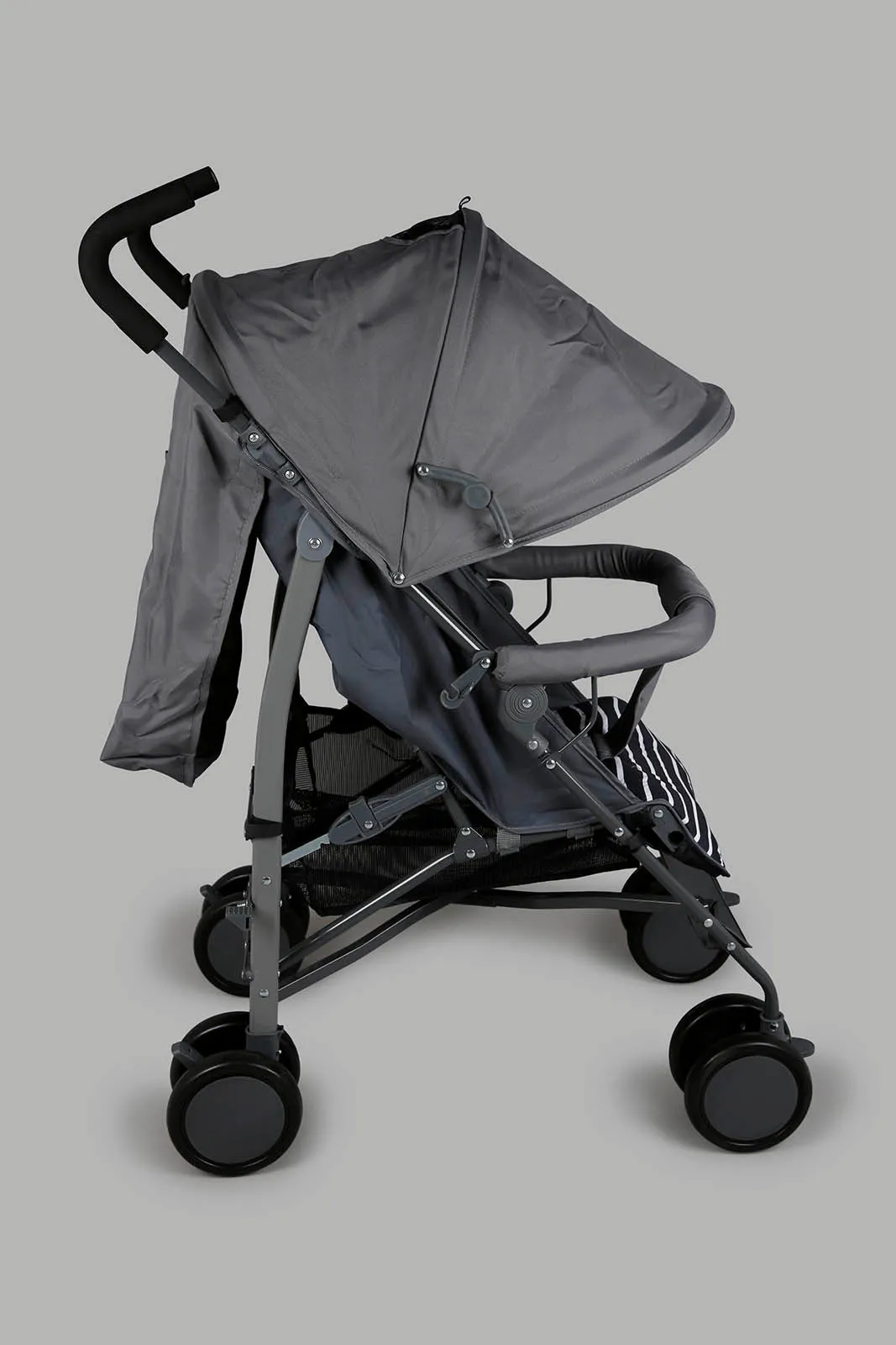 Grey Zebra Stroller For Babies